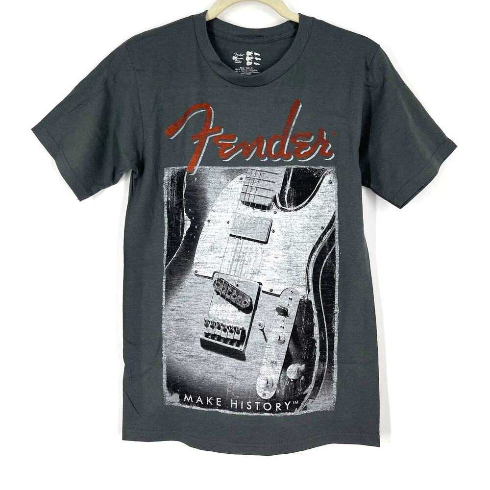 Fender Guitar Official Merch Fender Make History Graphic Tee Shirt Medium NWOT